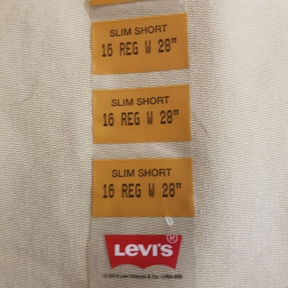 Levis boys size 16 511 slim fit shorts NEW - Picture 5 of 5